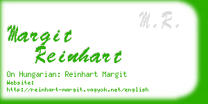 margit reinhart business card